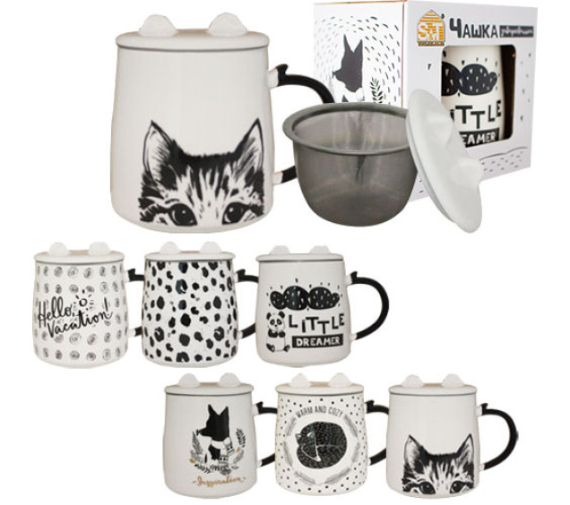 20610 Чашка заварювальна 380мл Скетч (в тех.таре) - фото