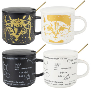 20632 Чашка з кришкою та ложкою Science 320мл - фото