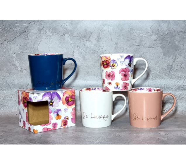 2079-07 Чашка Be happy 620 мл - фото