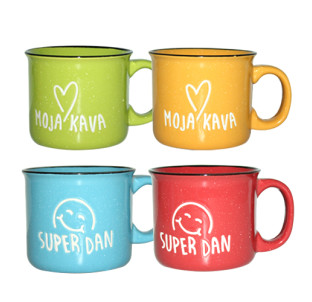 208-03 Чашка 440мл варіант від 1 до 3 кол. - фото