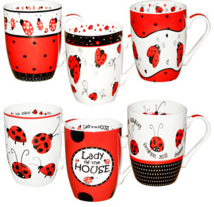 2091-08 Чашка Божа корівка 360мл - фото