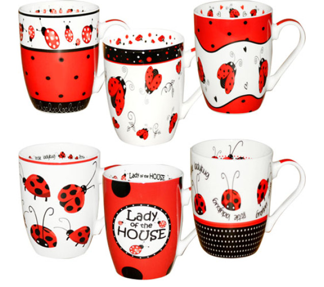 2091-08 Чашка Божа корівка 360мл - фото