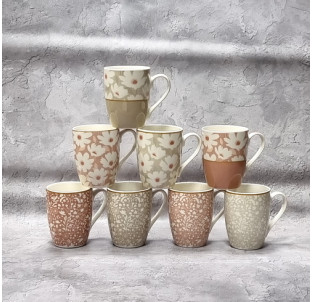 2091-19 Чашка Квітковий мікс 340ml - фото