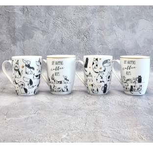 2091-23 Чашка "Муркотики" 360 мл - фото