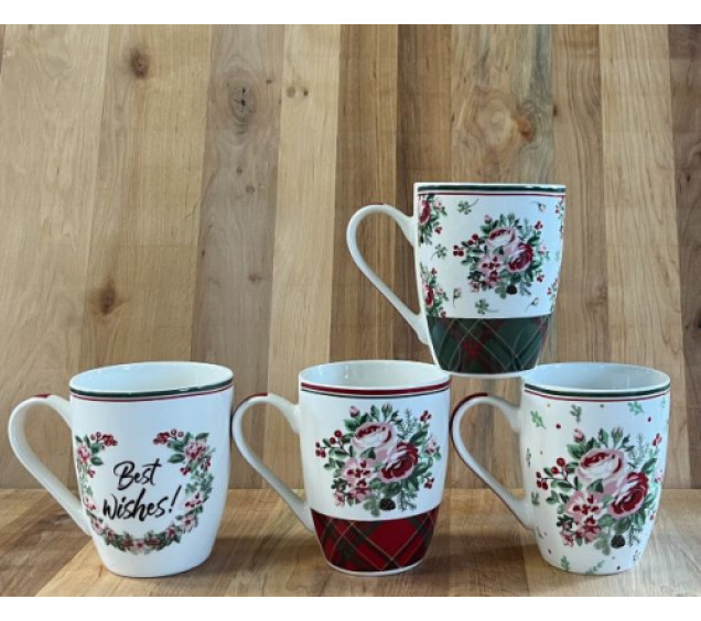 2091-25 Чашка "Троянди" 360 мл - фото