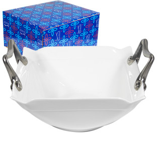 21-1917 Цукерниця з ручками 20*20*8см - фото