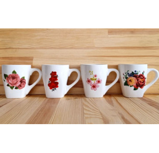 212-5 Чашка Квітковий рай 240 мл - фото