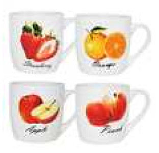 2137-01 Чашка 300мл Фрукти варіант від 1 до 4 - фото