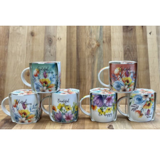 2183-31 Чашка "Квіти" 380 мл - фото