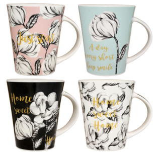 2185-04 Чашка "Квітковий батік" 380мл - фото