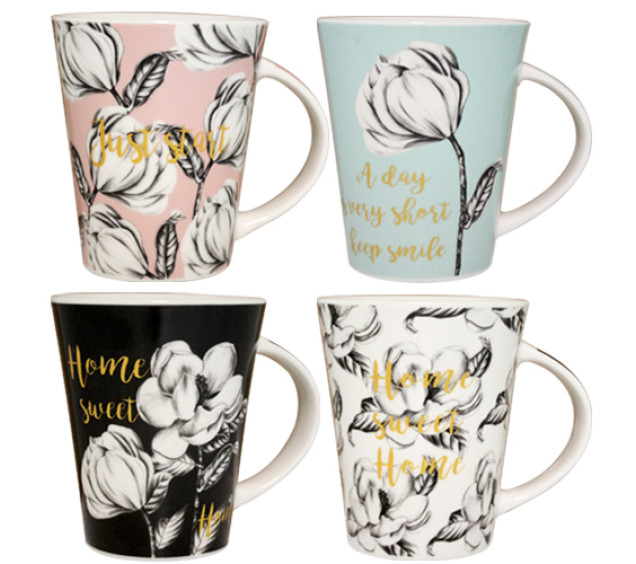 2185-04 Чашка "Квітковий батік" 380мл - фото