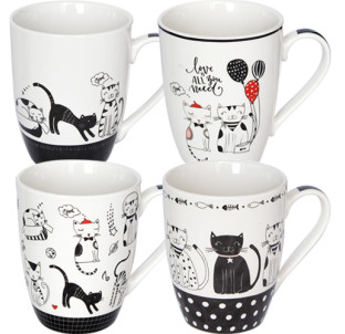 2185-09 Чашка Cats 350мл - фото