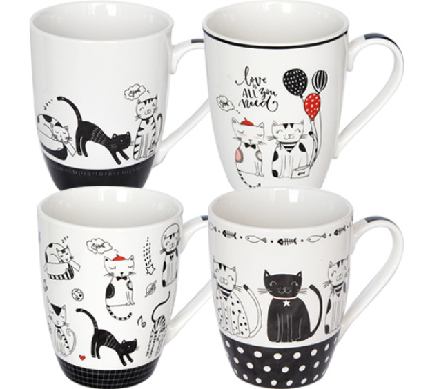 2185-09 Чашка Cats 350мл - фото