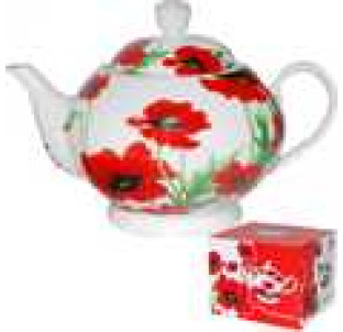 22303 Чайник 800мл Червоний Мак - фото