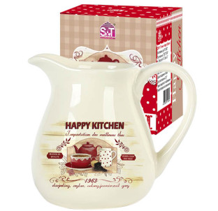 2234-11 Глечик "Happy Kitchen" (об-м-1л, h-14см) - фото