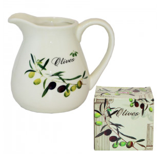 2234-8 Глечик "Оливки" (об-м-1л, h-14см) - фото