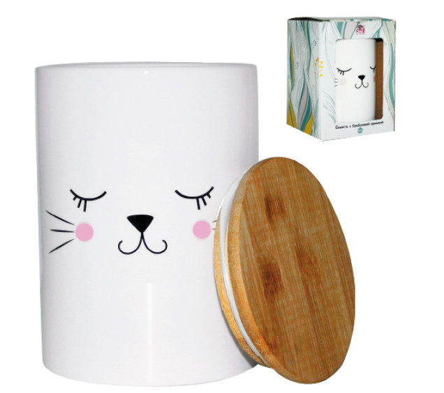 2244-04-02 Ємність 0.9л Котейка - фото