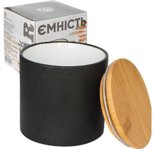 2244-08 Ємність чорна 500мл - фото