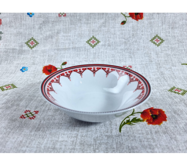 30004-005 Салатник 6' Вишиванка червоний ромб - фото