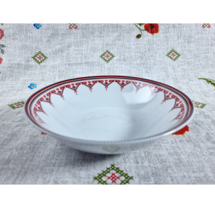30006-005 Салатник 8' Вишиванка червоний ромб - фото