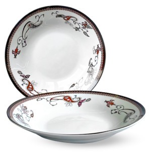 30009-1465 Тарілка 9' суп Орнамент - фото