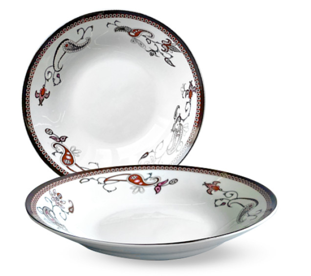 30009-1465 Тарілка 9' суп Орнамент - фото