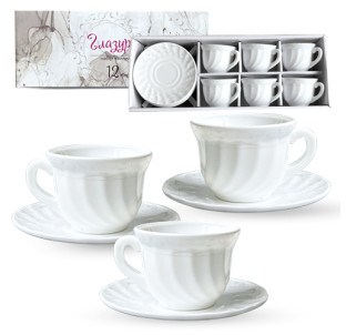 30055-130313 Набір чайний 12пр. "Глазур" (190мл) - фото