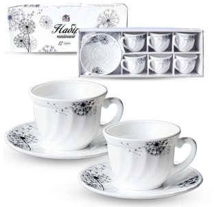 30055-15021 Набір чайний 12пр "Парасольки" (190мл) - фото