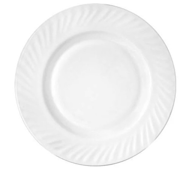 30057-02-200 Тарілка 8' біла - фото