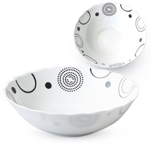 30080-15018 Салатник 9'-1200 мл "Абстракція" - фото