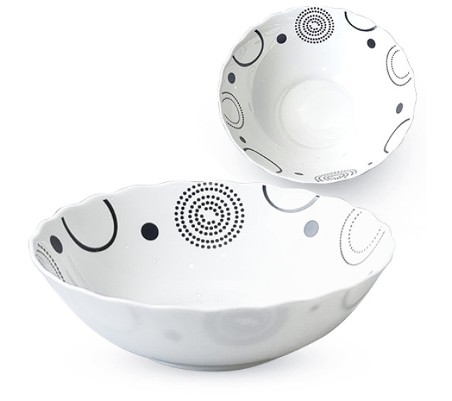 30080-15018 Салатник 9'-1200 мл "Абстракція" - фото