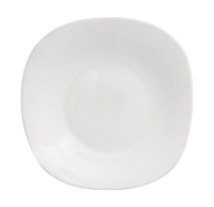 30157-00 Тарілка 8,5' Біла квадрат - фото