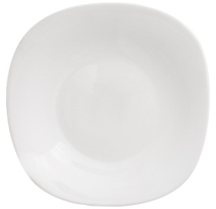 30158-00 Тарілка 10,5' Біла квадрат - фото