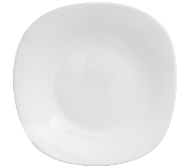 30158-00 Тарілка 10,5' Біла квадрат - фото