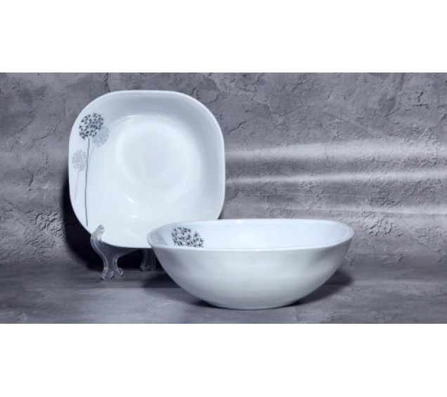 30160-1305 Салатник 7' Квадрат "Одуван" - фото