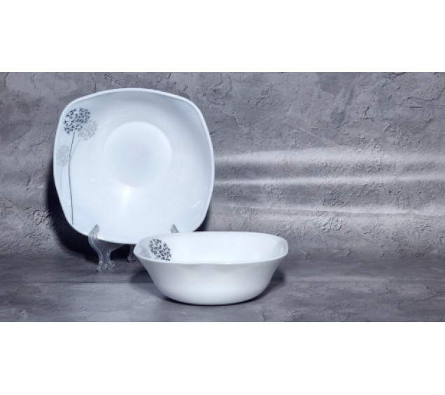 30161-1305 Салатник 8' Квадрат "Одуван" - фото