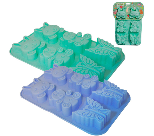 3200-03 Форма для випікання Інсектс 25.7*16.7*3см - фото