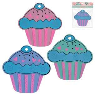 3200-20 Силіконова прихватка-підставка Капкейк 17.5*17.5*0.5см - фото