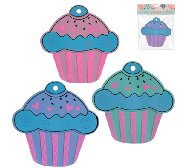 3200-20 Силіконова прихватка-підставка Капкейк 17.5*17.5*0.5см - фото