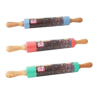 3200-62 Скалка для розкочування тіста 43*5.3см - фото