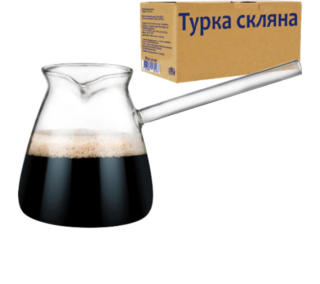 32230 Турка скляна 580мл - фото