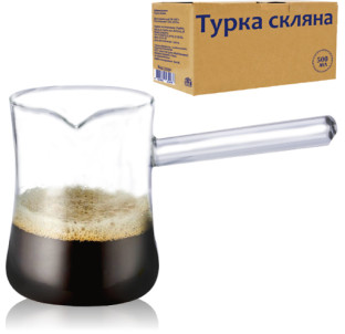 32232 Турка скляна 500мл - фото