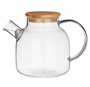 32235 Чайник заварювальний з бамбуковою кришкою 1л Бочонок - фото