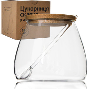 32242 Цукорниця з ложкою 580мл - фото