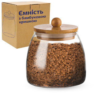 32246 Ємність з бамбуковою кришкою 780мл - фото