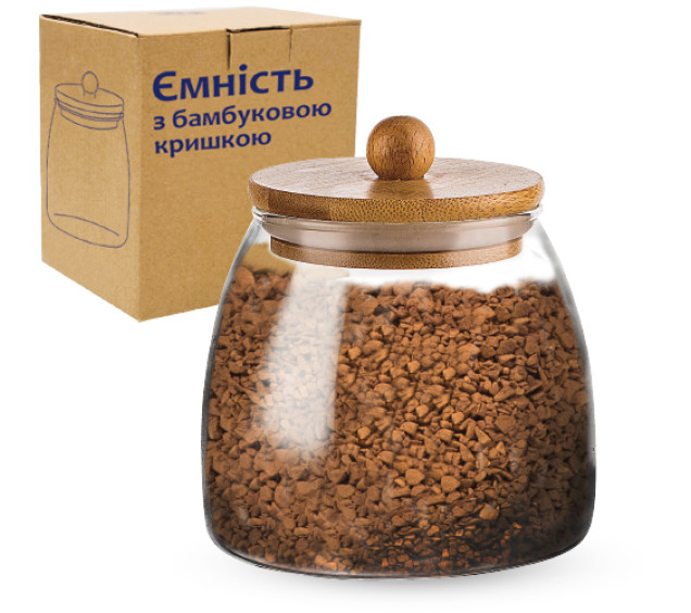 32246 Ємність з бамбуковою кришкою 780мл - фото