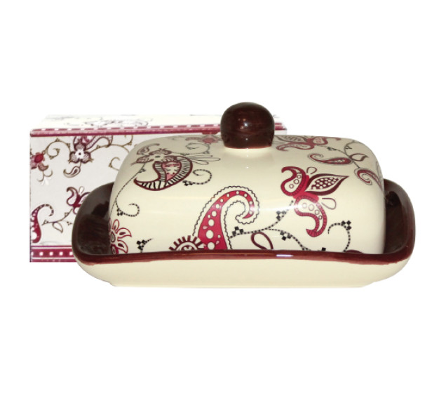 3397-15 Масельничка "Орнамент" (розмір:13 Х17; h-5,5) - фото