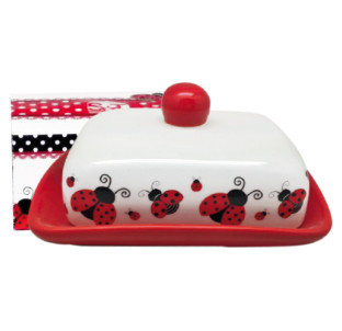 3397-17 Масельничка "Божа корівка" (розмір:13 Х17; h-5,5) - фото