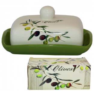 3397-8 Масельничка "Оливки" (розмір:13 Х17; h-5,5) - фото