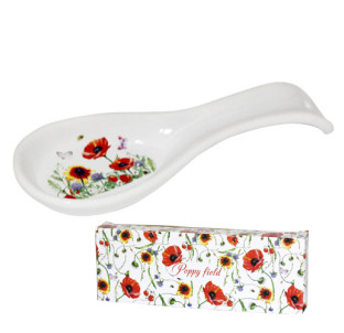 3653-5 Підставка  для ложок "Польовий мак" (довжина-21см, h-2 см) (60) - фото